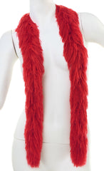 Faux Fur Festival Boa - Red - Happy Boa: Faux Feather Boa