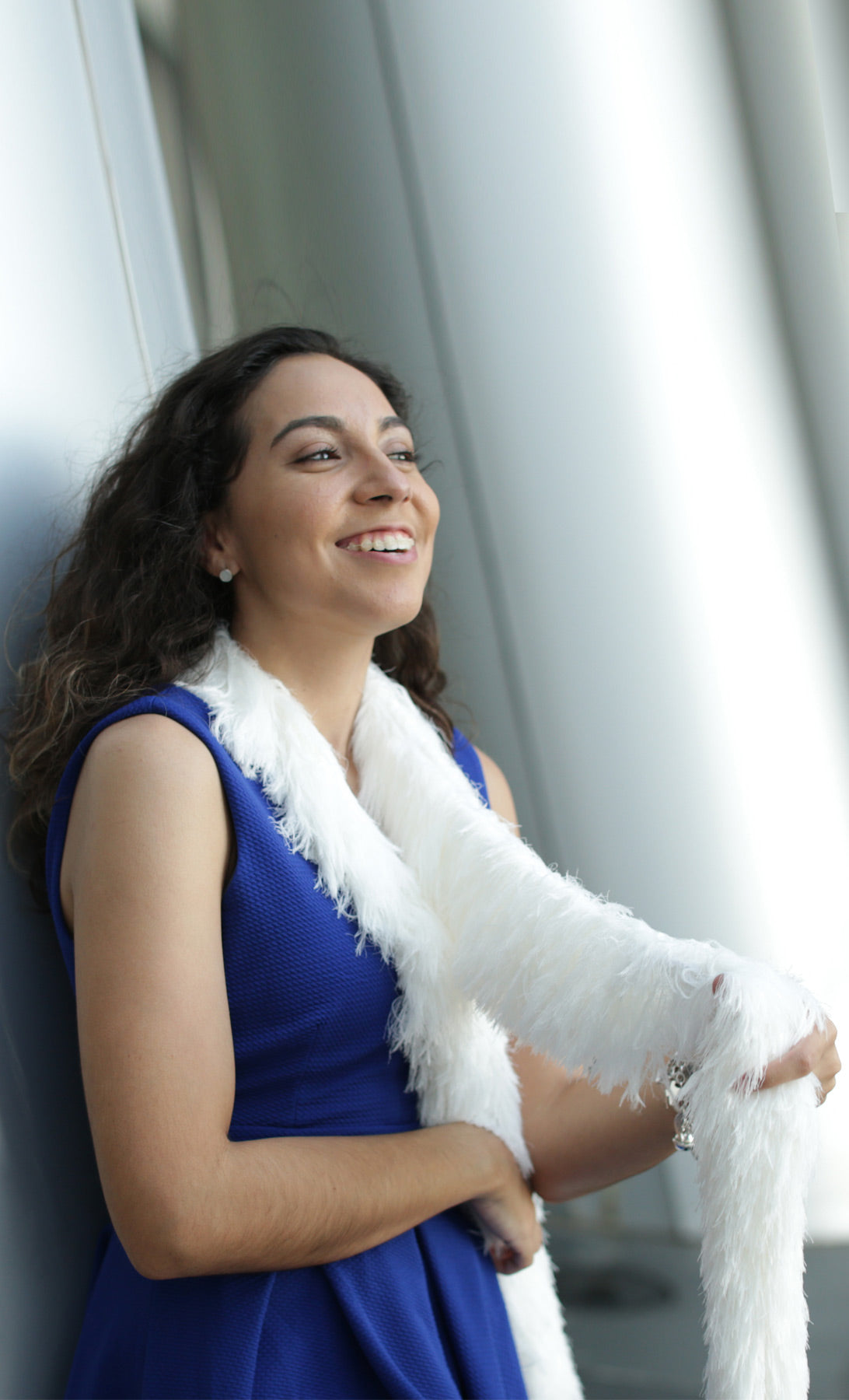 Faux Fur Festival Boa - Ice White - Happy Boa: Faux Feather Boa