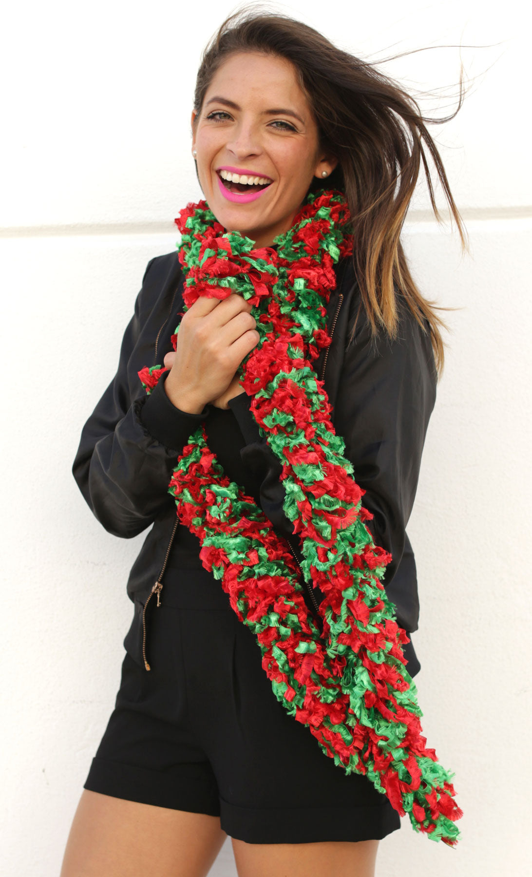 Original Featherless Boa - Christmas - Happy Boa: Faux Feather Boa