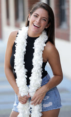 Original Featherless Boa - White - Happy Boa: Faux Feather Boa