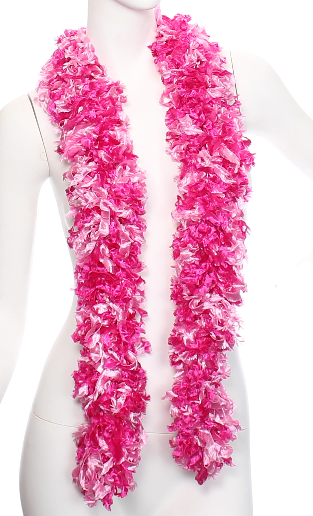 Original Featherless Boa - Pink Mix - Happy Boa: Faux Feather Boa