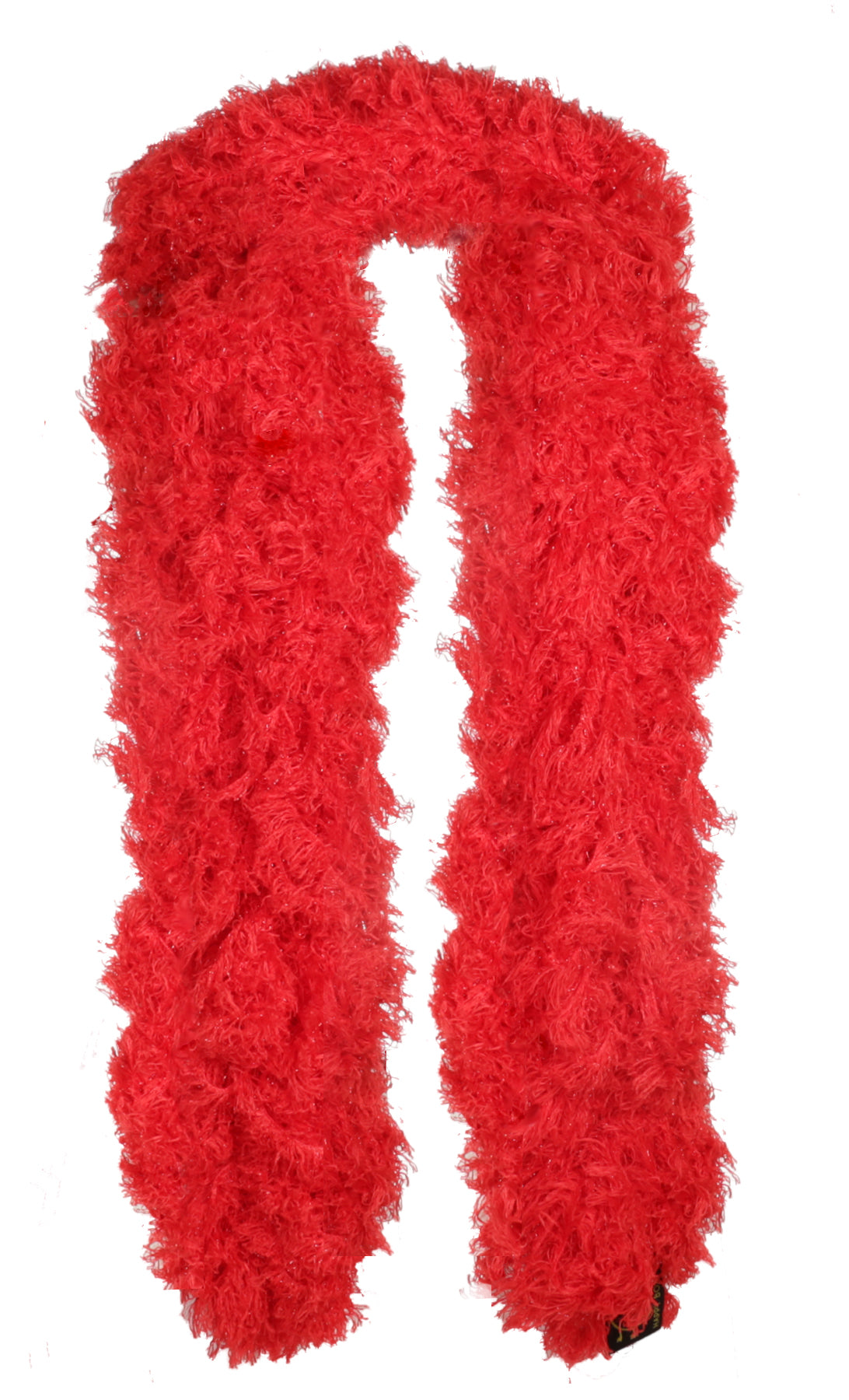 SUPER Sized Featherless Boa - Red - Happy Boa: Faux Feather Boa