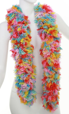 SUPER Sized Featherless Boa - Bubble Gum - Happy Boa: Faux Feather Boa