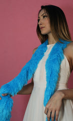 Faux Fur Festival Boa - Bisbee Blue - Happy Boa: Faux Feather Boa