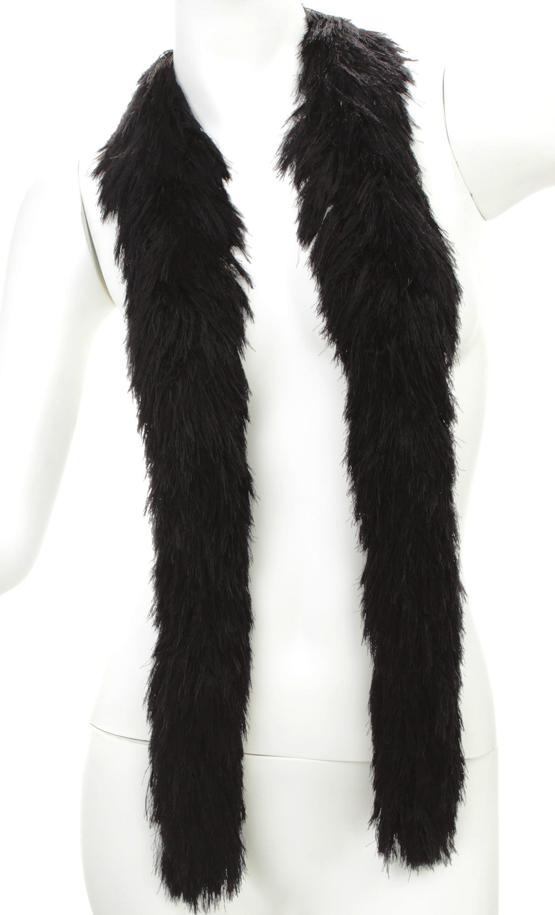 Faux Fur Festival Boa - Black - Happy Boa: Faux Feather Boa