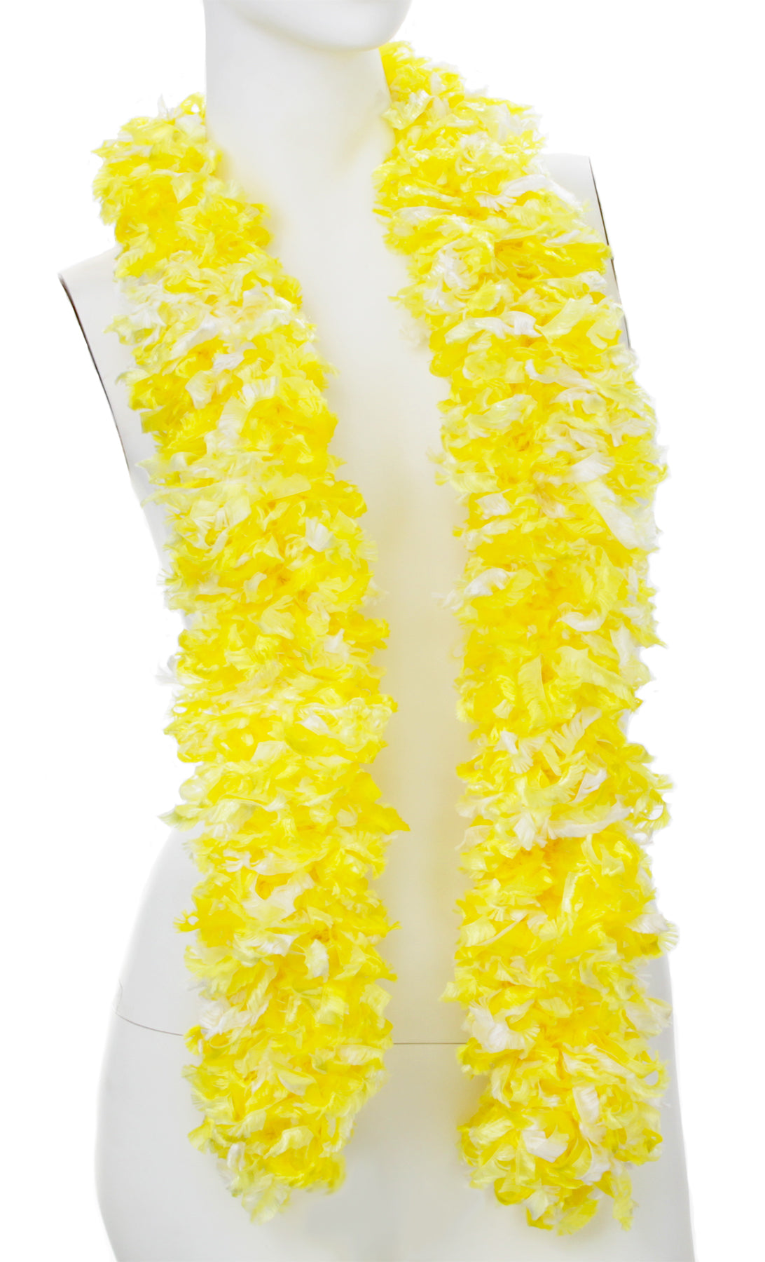 Original Featherless Boa - Luau Yellow - Happy Boa: Faux Feather Boa