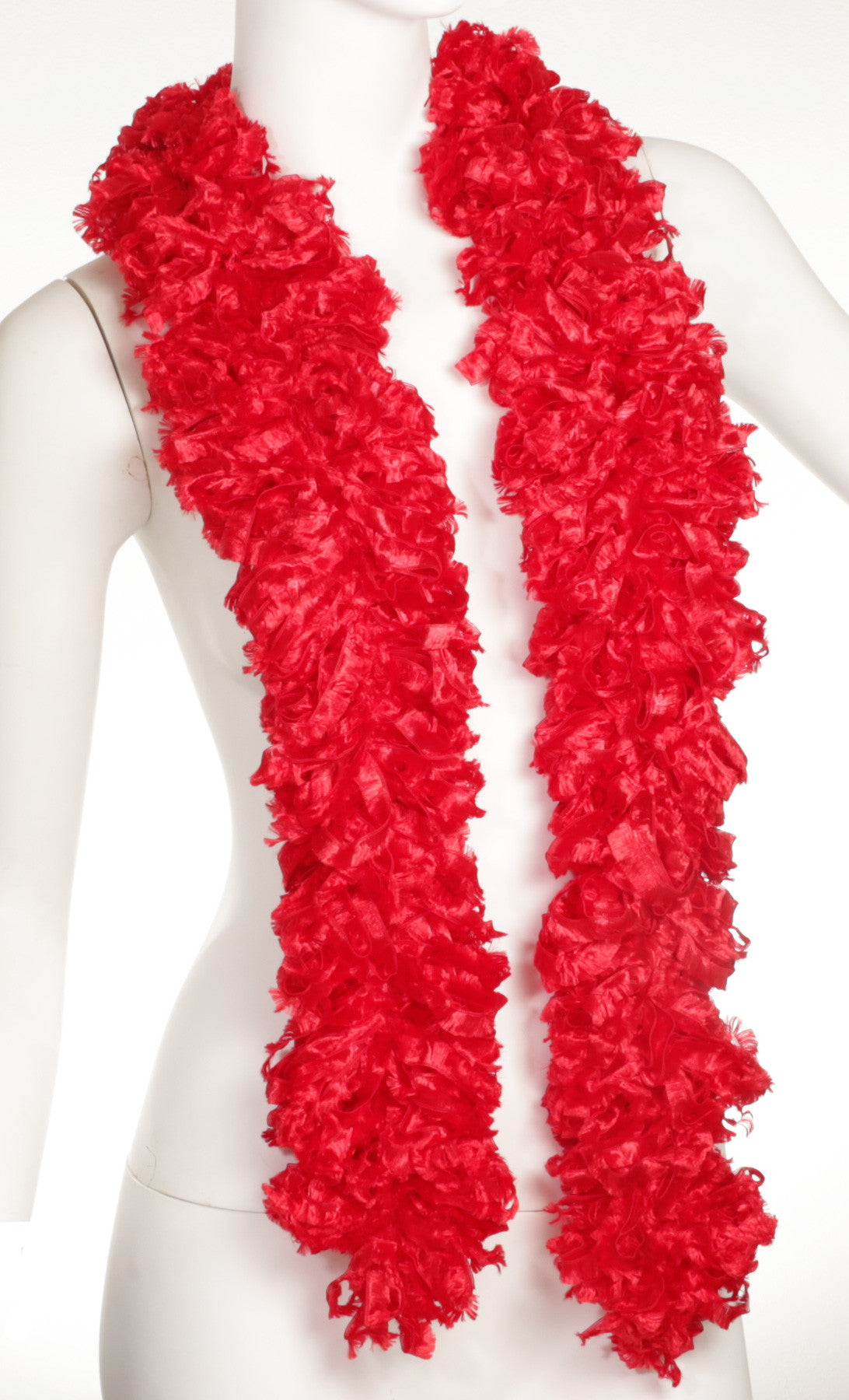 Original Featherless Boa - Red - Happy Boa: Faux Feather Boa