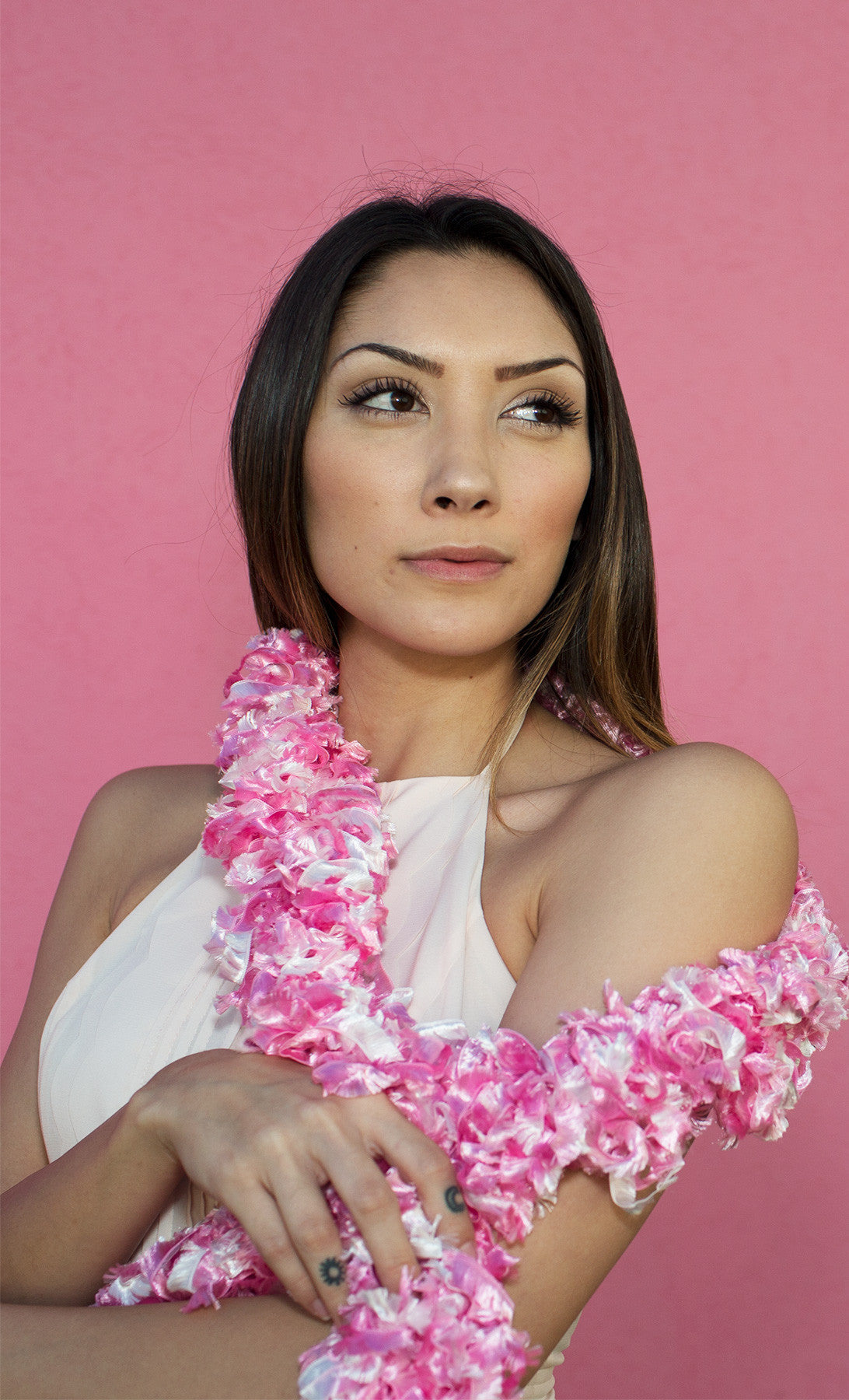 Original Featherless Boa - Luau Pink - Happy Boa: Faux Feather Boa