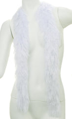 Faux Fur Festival Boa - Ice White - Happy Boa: Faux Feather Boa