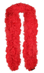 SUPER Sized Featherless Boa - Red - Happy Boa: Faux Feather Boa