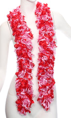 Original Featherless Boa - Valentine (Red and Soft Pink) - Happy Boa: Faux Feather Boa