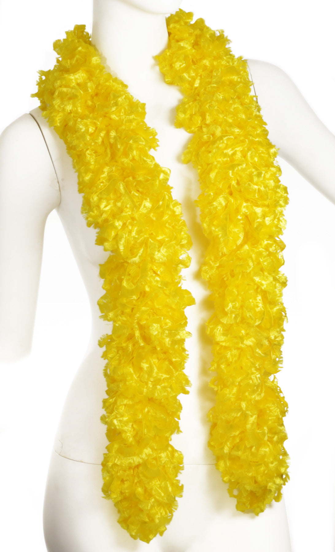 Original Featherless Boa - Yellow - Happy Boa: Faux Feather Boa